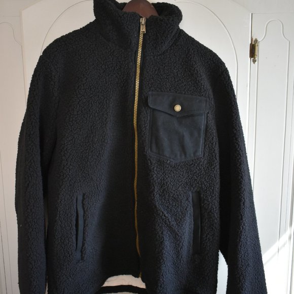 Pendleton Other - NWT Pendleton River Rock Sherpa Fleece Jacket L Black